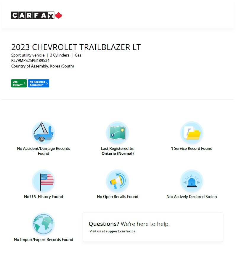 Chevrolet TrailBlazer 2023
