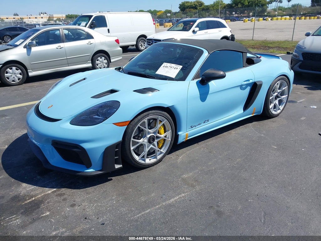 Porsche 718 Spyder 2025