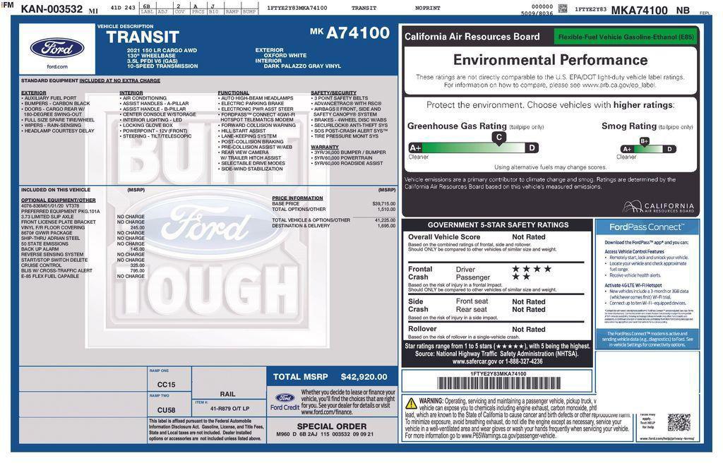 Ford Transit 2021