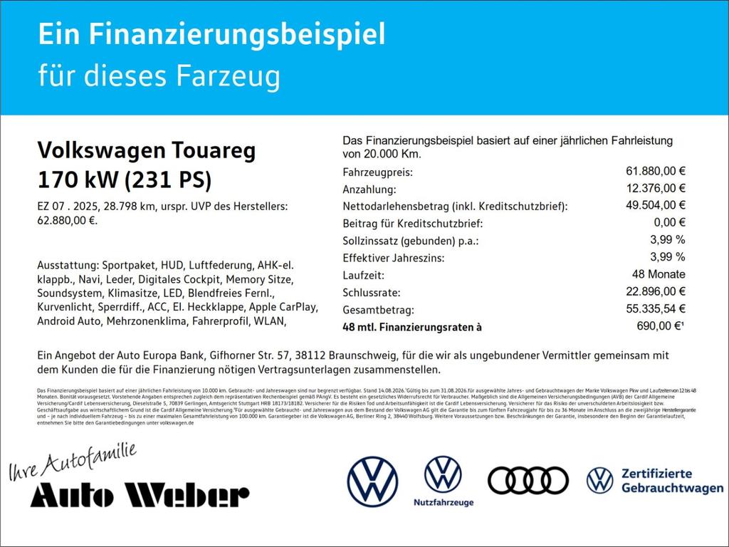 Volkswagen Touareg 2025