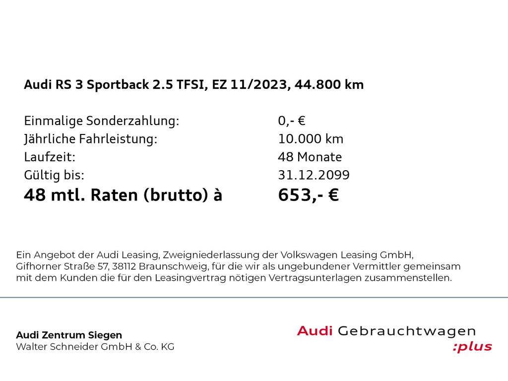 Audi RS3 2023