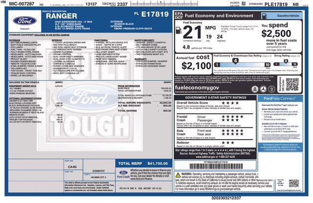 Ford Ranger 2023
