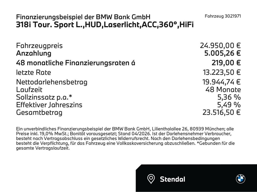 BMW 318 2021