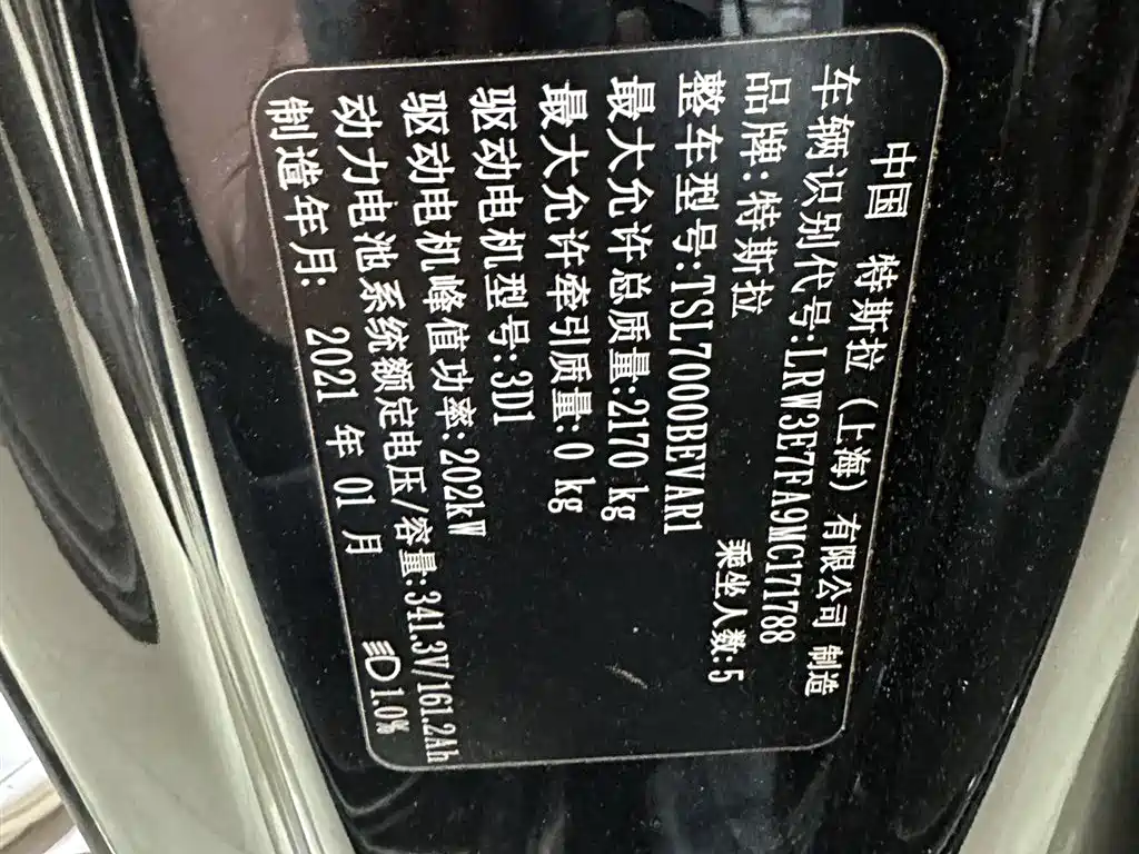 Tesla Model 3 2021