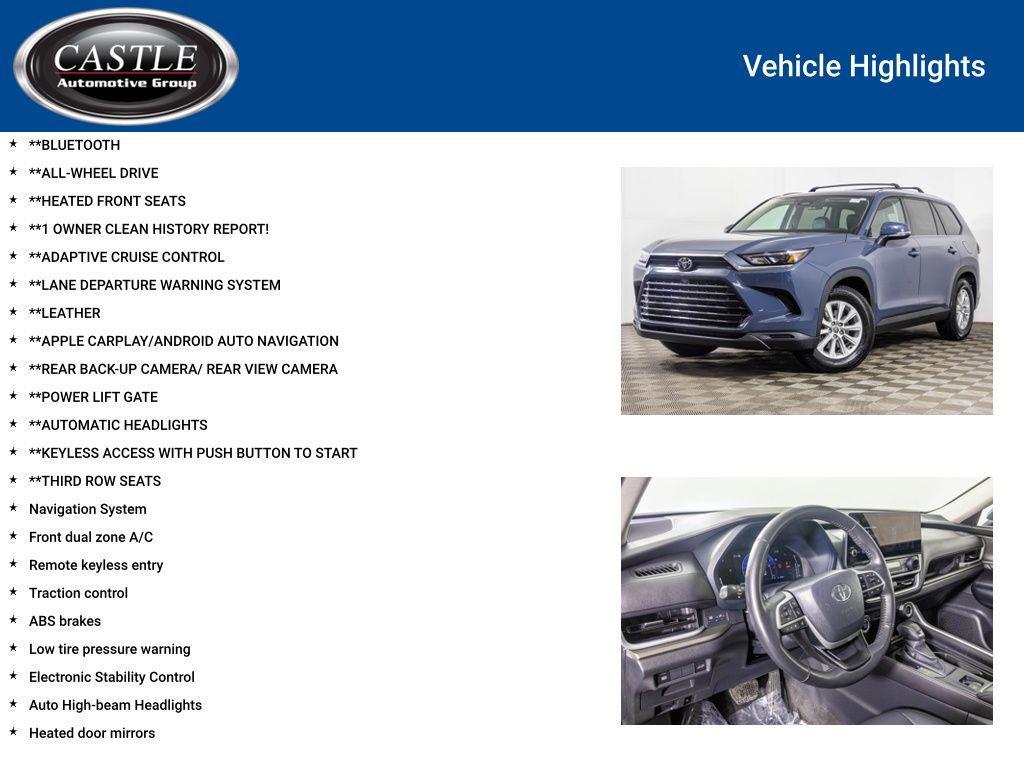 Toyota Grand Highlander 2024