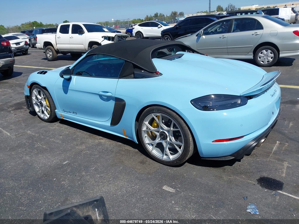 Porsche 718 Spyder 2025