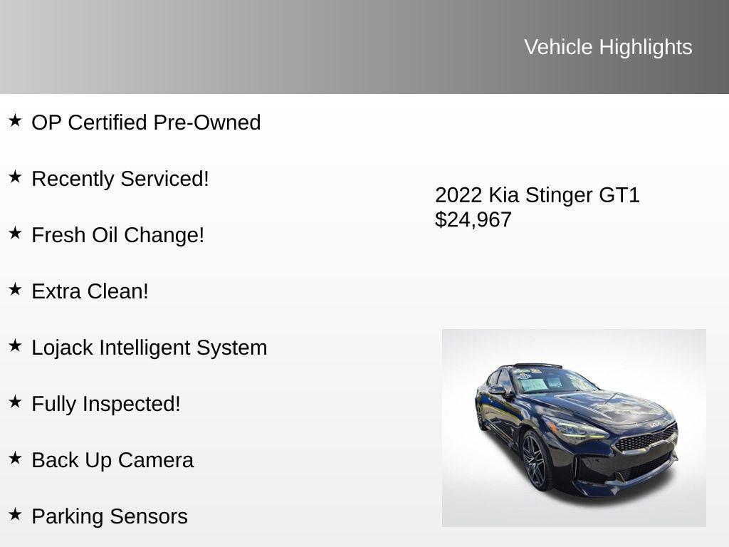 Kia Stinger 2022