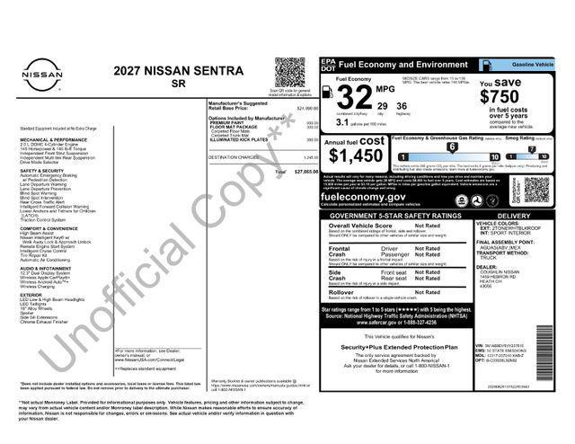 Nissan Sentra 2027