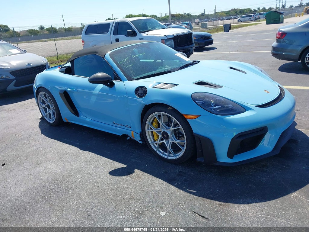 Porsche 718 Spyder 2025