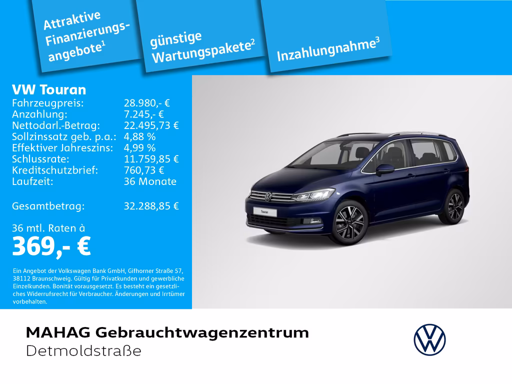 Volkswagen Touran 2023