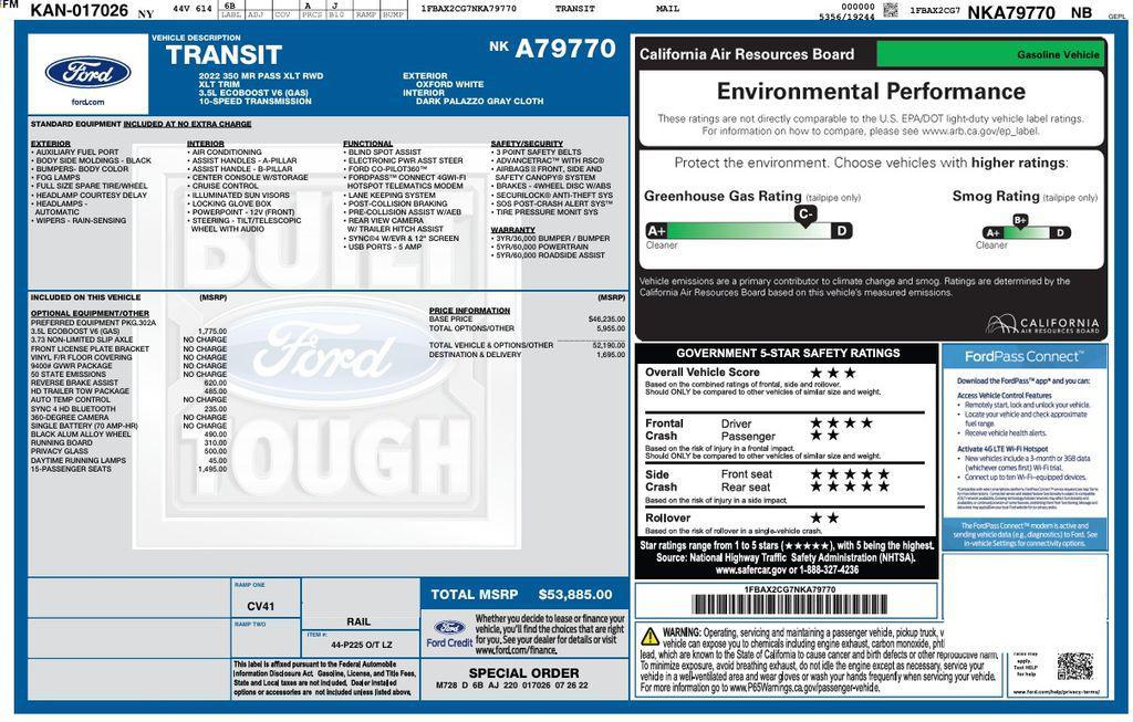 Ford Transit 2022