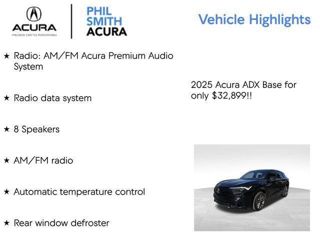 Acura ADX 2025