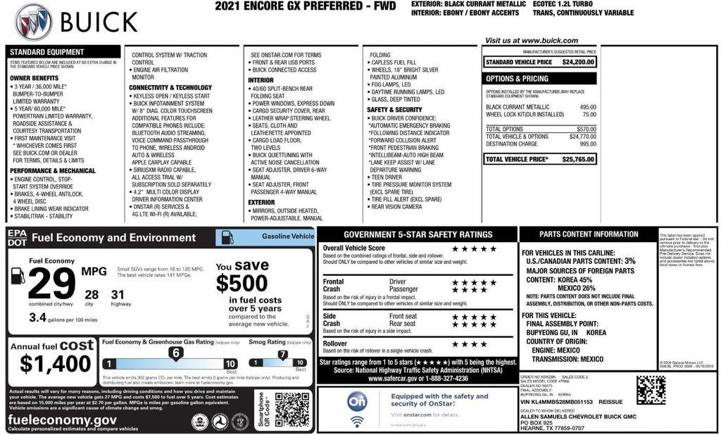 Buick Encore GX 2021