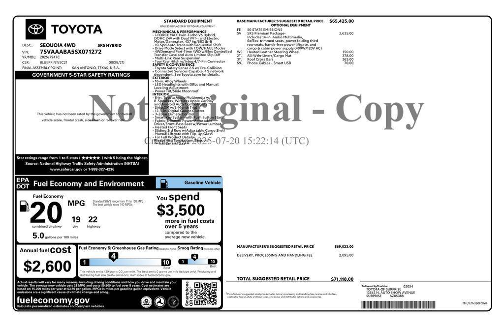 Toyota Sequoia 2025