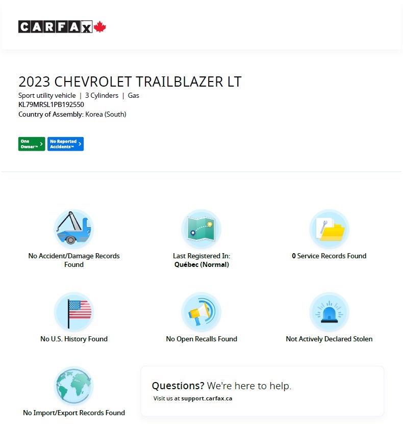 Chevrolet TrailBlazer 2023