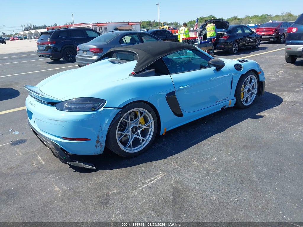 Porsche 718 Spyder 2025