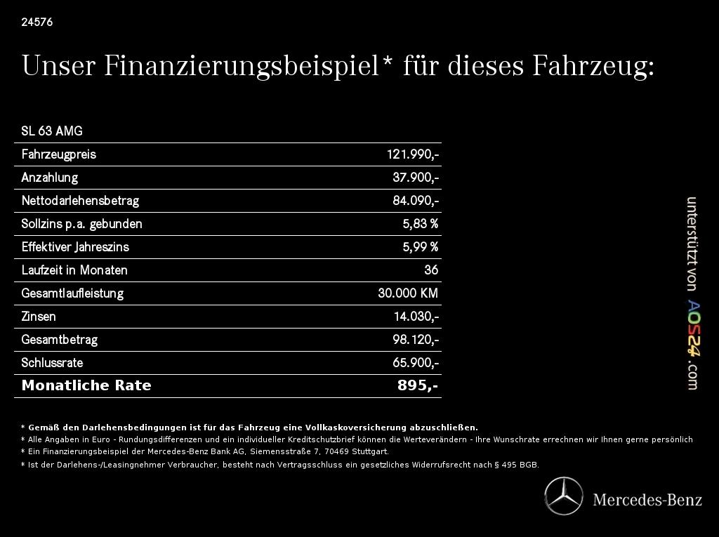 Mercedes-Benz SL 63 AMG 2023
