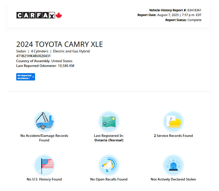 Toyota Camry 2024