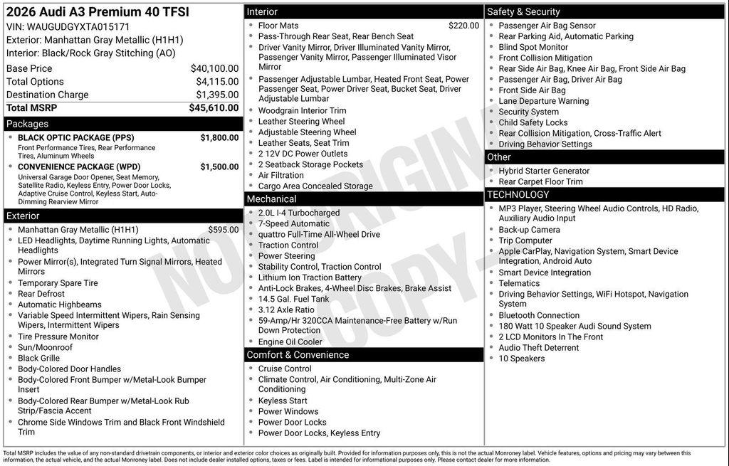 Audi A3 2026