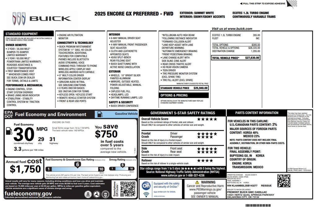 Buick Encore GX 2025
