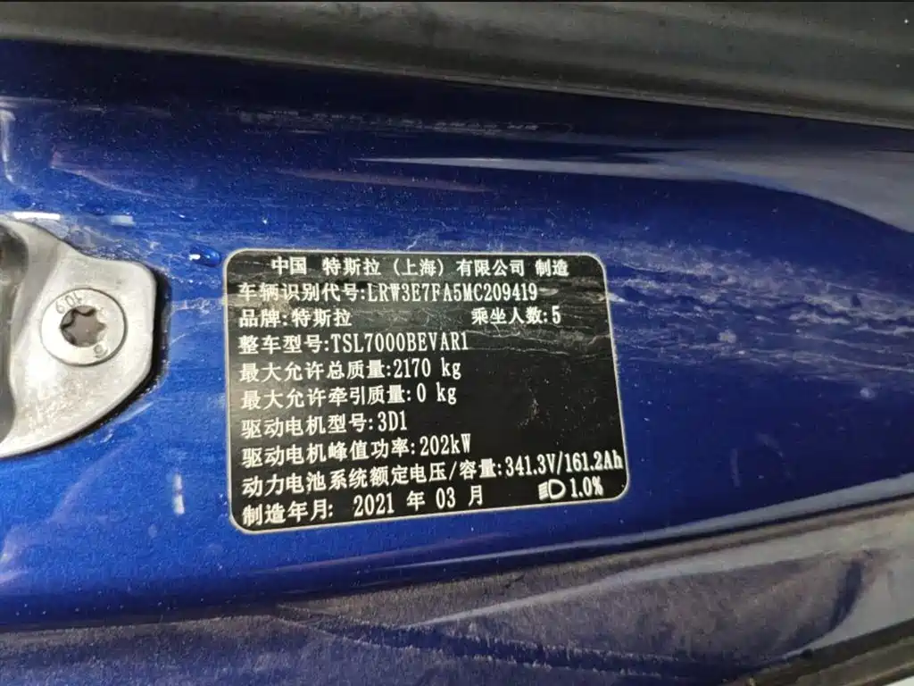 Tesla Model 3 2021
