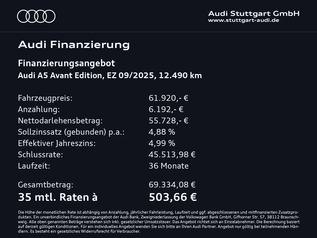 Audi A5 2025
